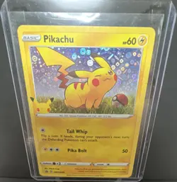Pokemon Pikachu BW54 Black & White Holo Promo Basic 60HP Lightning Card - Image 1