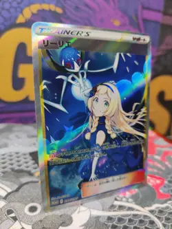 Pokemon Lillie Anime Waifu Sexy Doujin ACG Custom DIY Trainer Art card #4 - Image 4