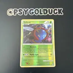 82/102 Volbeat Reverse Holo: Pokemon Trading Card Game HGSS-04 Triumphant B28 - Image 1