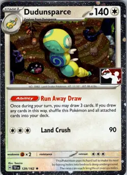 Dudunsparce 129/162 Prize Pack Series Cards Holo NM - Image 1