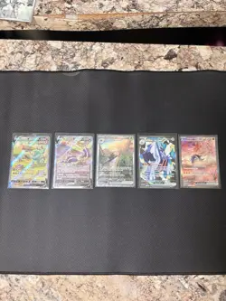 Pokemon SIR Card Lot Golurk Skuntank Archaludon Sinistcha Great Tusk 5 Cards - Image 1