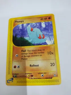 Phanpy 100/147 Pokemon TCG Aquapolis Regular Common Card WOTC - Image 1