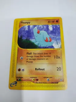 Phanpy 100/147 Pokemon TCG Aquapolis Regular Common Card WOTC - Image 2