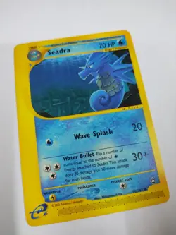 MINT Seadra 58/147 Pokemon Aquapolis Uncommon Non‑Holo Condition Pokemon Card - Image 1