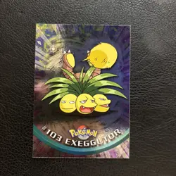 Exeggutor Pokemon The Animation Topps Trading Card #103 Holo Foil 2000 - Image 1