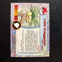 Exeggutor Pokemon The Animation Topps Trading Card #103 Holo Foil 2000 - Image 2