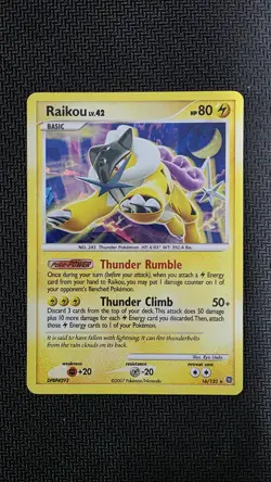 Raikou - 16/132 (Cracked Ice Holo) Holo Promo Miscellaneous Cards & Products 016 - Image 1