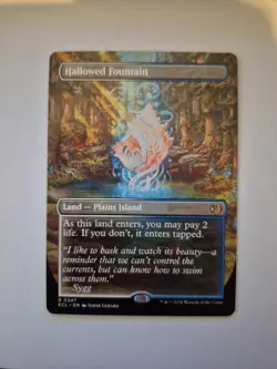 1x Hallowed Fountain (Borderless) Lorwyn Eclipsed Regular 347 NM x1 - Image 1