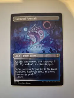 1x Hallowed Fountain (Borderless) Lorwyn Eclipsed Regular 347 NM x1 - Image 2