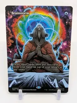 Brainstorm -non Foil- Borderless MTG TMNT 0004 - Image 1
