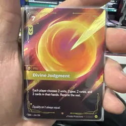 Divine Judgment [OGN - 244/298] - NM [Foil] TCG Riftbound - Image 1
