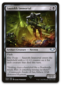 Sautekh Immortal #54 LP Warhammer 40,000 40K Magic MTG - Image 1