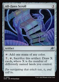 [MTG] All-Fates Scroll (Foil) (0234) (EOE) NM - Image 1