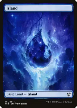 Theros Beyond Death Island FULL ART LAND MTG NM - Image 1