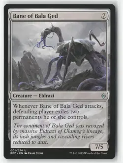 Bane of Bala Ged 1 Uncommon Battle for Zendikar Magic: The Gathering Near Mint - Image 1