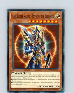 YuGiOh Black Luster Soldier - Envoy Of The Beginning SDSH-EN012 1st Ed Common NM - Image 1