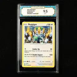 TQG 9.5 MINT+ 2022 Pokemon ENG Regigigas SWSH247 Promo - Image 1