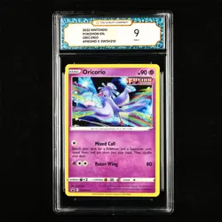 TQG 9 MINT 2022 Pokemon ENG Oricorio E SWSH210 Promo - Image 1