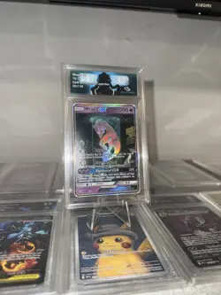 Mewto GX 78/73 S&M Schimmernde Legenden 2017 Aura 9 Mint Pokemon Karte Deutsch - Image 1