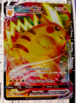 Pokemon Francais Card Holo Carte Pikachu Vmax SWSH286 Promo FR Mint 2023 - Image 1