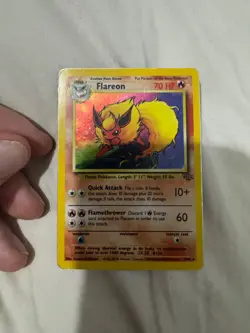 pokemon flareon holo jungle 3/64 - Image 2