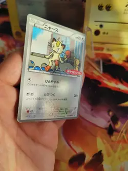 Pokemon Karte Card Meowth Mauzi BW promo Daiichu Pan February japanese VG - Image 5