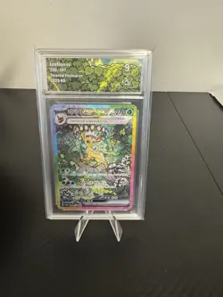 Pokemon Leafeon ex 200/187 SAR 9 Mint Collect Aura Terastal Festival - Image 1