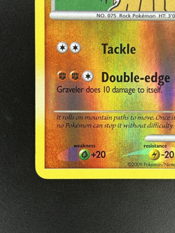 Pokemon TCG - Graveler NM Reverse Holo 37/99 | Platinum: Arceus - Image 5