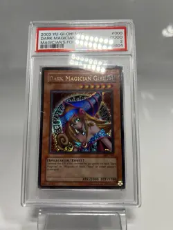 PSA 2 YUGIOH Dark Magician Girl MFC-000 Unlimited Magican's Force Secret Rare - Image 2