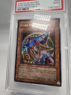 PSA 2 YUGIOH Dark Magician Girl MFC-000 Unlimited Magican's Force Secret Rare - Image 3