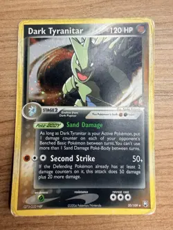 Dark Tyranitar 20/109 Holo Rare EX Team Rocket Returns MP Pokemon Card - Image 1