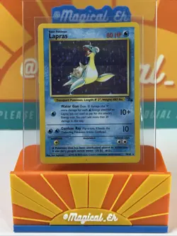 Lapras #10 Holo Rare Pokemon TCG WoTC 1999 Fossil Unlimited LP Lightly Played - Image 1