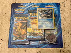 Pokemon TCG XY Evolutions 3-Pack Booster Sleeve + Black Kyurem Promo Blister NEW 820650801570 - Image 1
