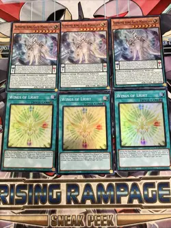 3x Supreme King Gate Magician 3x Wings Of Light Playset AGOV-EN001 / 048 Yugioh - Image 1