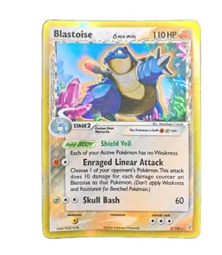 Pokemon TCG Blastoise Crystal Guardians 2/100 Holo Rare 110 DMG Card 2006 - Image 1