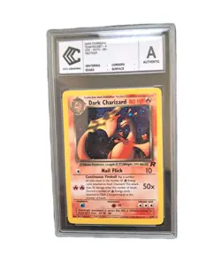Carte Dark Charizard Team Rocket 2000 Pokemon Card 4/82 Vintage ♡ - Image 1