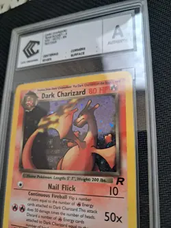 Carte Dark Charizard Team Rocket 2000 Pokemon Card 4/82 Vintage ♡ - Image 4