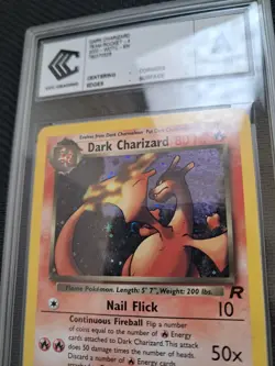 Carte Dark Charizard Team Rocket 2000 Pokemon Card 4/82 Vintage ♡ - Image 5