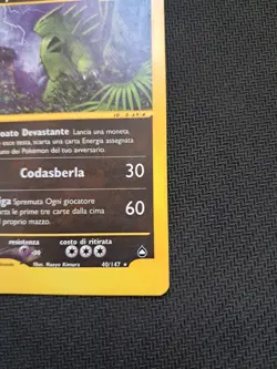 Carta Pokemon card carte TCG 2002 Tyranitar 40/147 Aquapolis vintage ITA NM!! :) - Image 4
