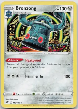Bronzong 112/189 Shinji Kanda - Astralglanz - EN - NM - Pokemon TCG Karte - Image 1
