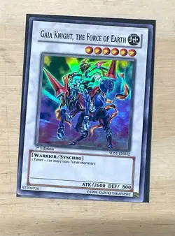 MP Yugioh Gaia Knight, the Force of Earth 5DS1-EN042 1st Super 5D - Image 1