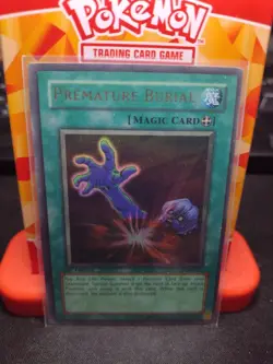 Yugioh Premature Burial PSV-037 Ultra Rare 1st Ed Goat Format Mint - Image 1