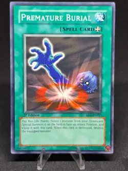 Yu-Gi-Oh! Premature Burial SD4-EN017 Fury from the Deep 1st Edition NM - Image 1