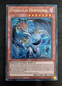BLZD-EN024 Fydraulis Harmonia Secret Rare 1st Ed YuGiOh - Image 1