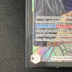 Bandai One Piece CCG Crocodile OP14-079 Leader Special AA EN - Image 2