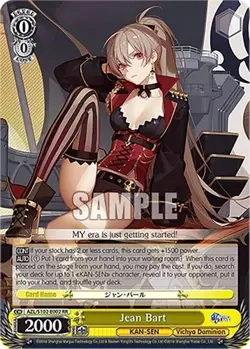 Jean Bart AZL S102-E002 RR Weiss Schwarz Azur Lane - Image 1