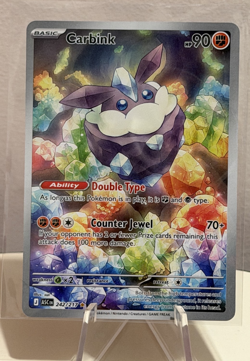 Carbink 242/217 ASC Rare Basic Rock Type Pokemon TCG Card - Image 1
