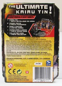 Redakai KAIRU TIN Cards Set Meta Charged 25 Blast 3D NEW Sealed 2011 - Image 2