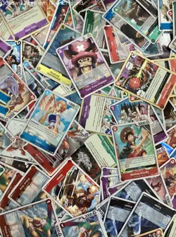 2.5LB Lot of Mixed One Piece Cards CCG TCG Trading Cards Incl Holo Cards - Image 2