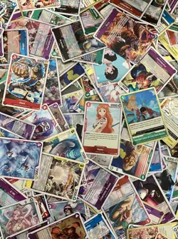 2.5LB Lot of Mixed One Piece Cards CCG TCG Trading Cards Incl Holo Cards - Image 5
